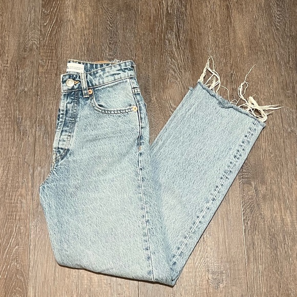 Zara Denim - Zara High Rise 5 Button Slim Jeans Size 0